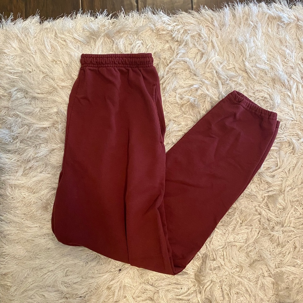Maroon Sweatpants